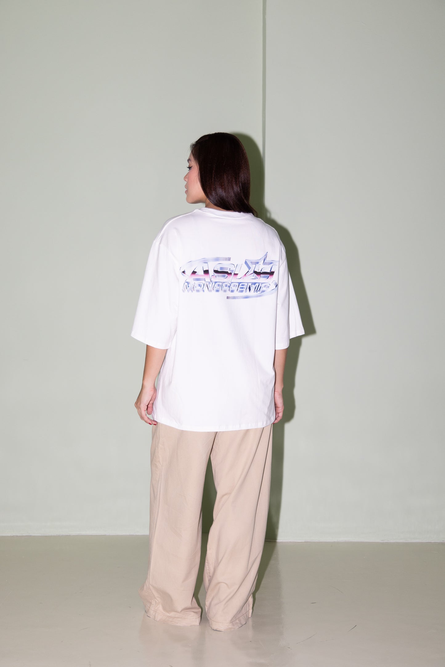 Asly Monocosmic White Short Sleeve