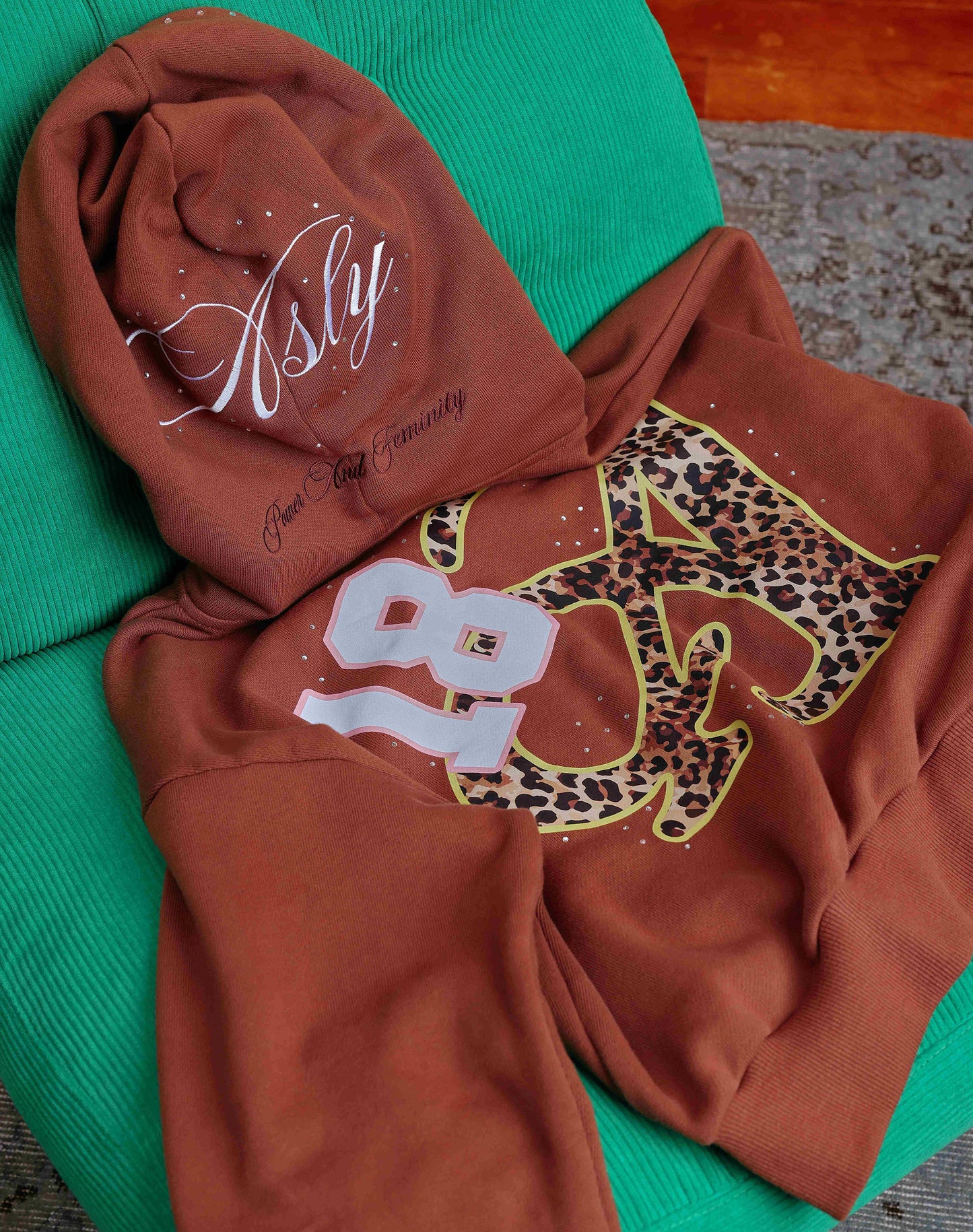 Asly Aura Hoodie in Brown