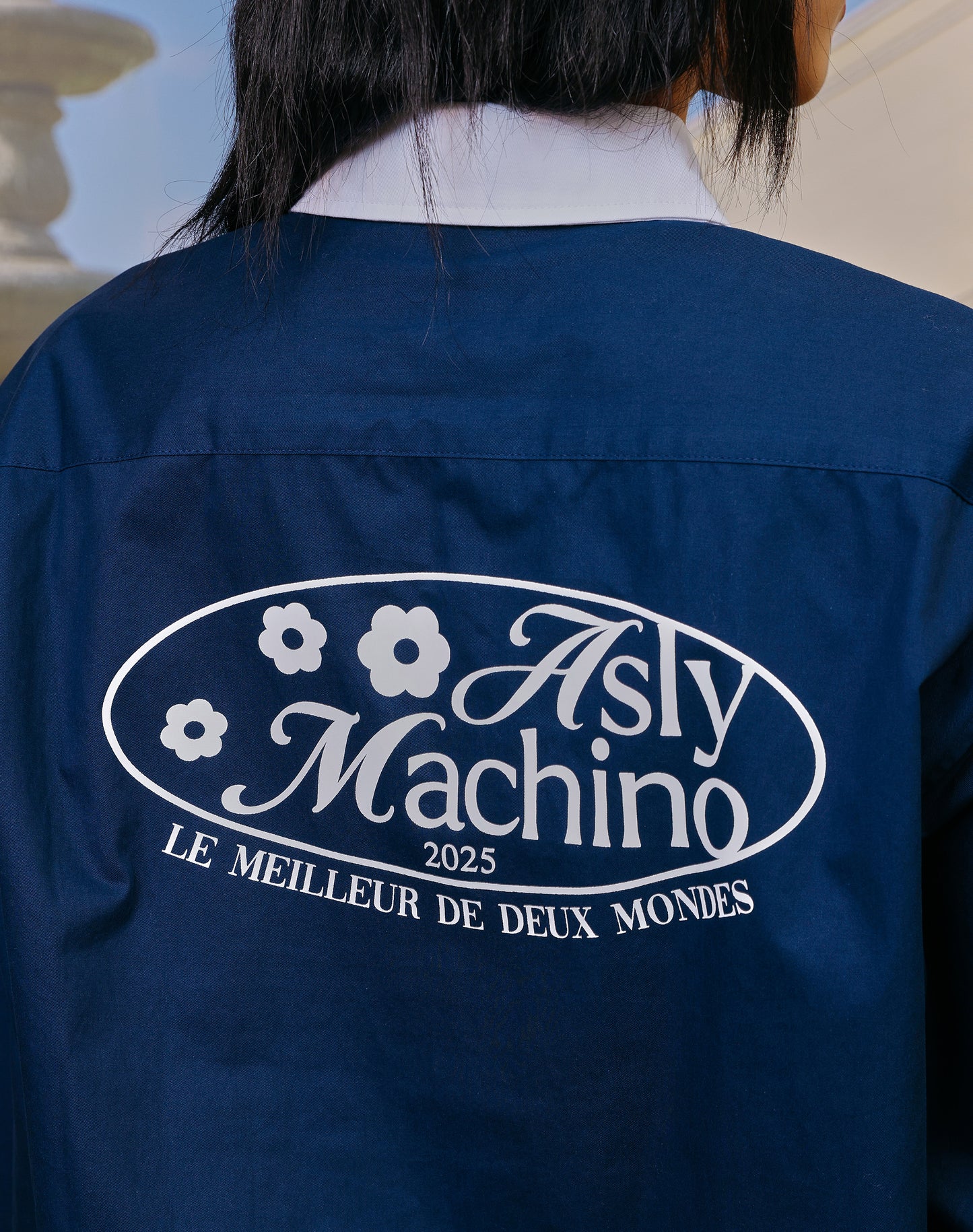 AslyxMachino Long-sleeve Shirt in Denim Blue
