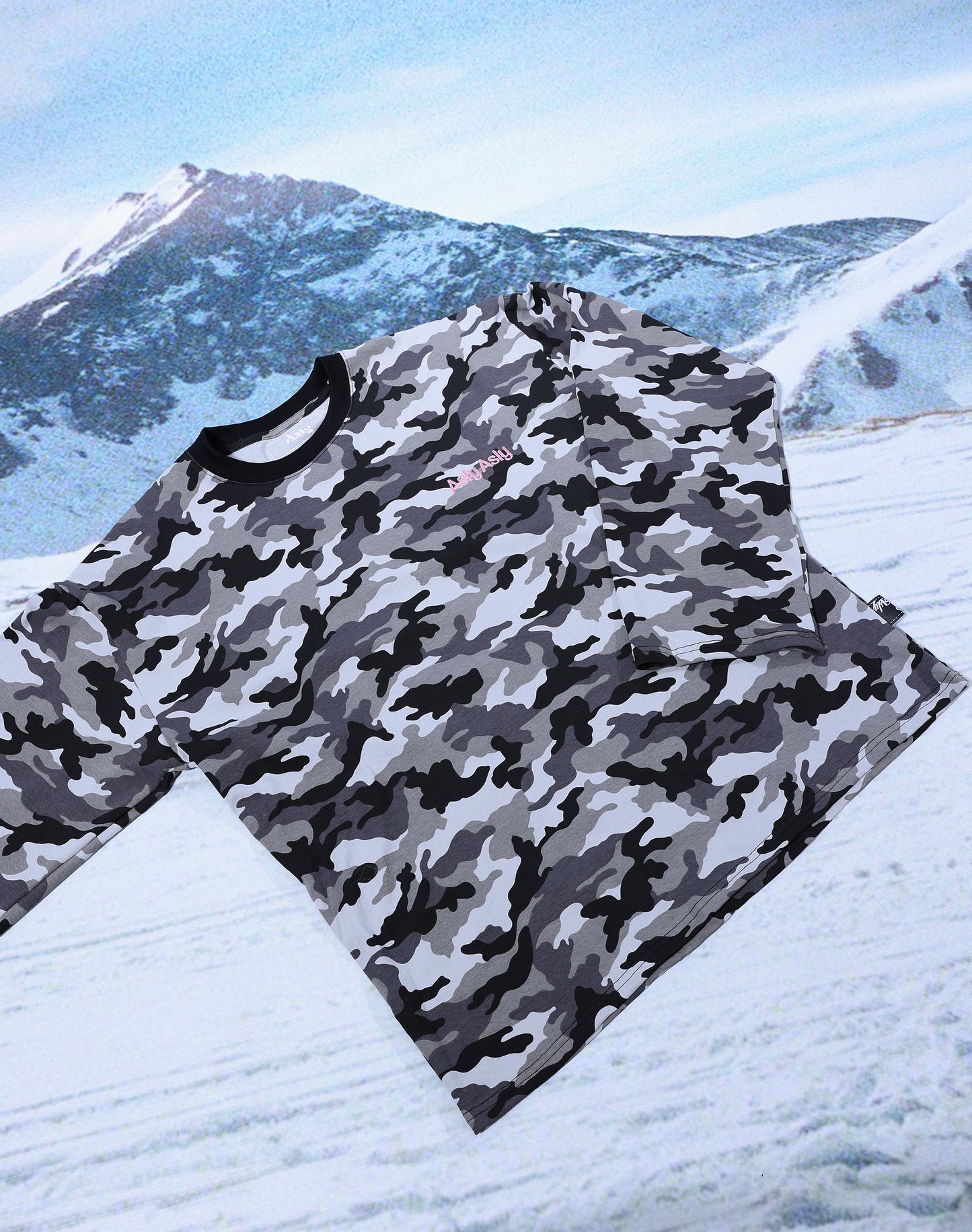 “Basic” Camou In Grey Long Sleeve