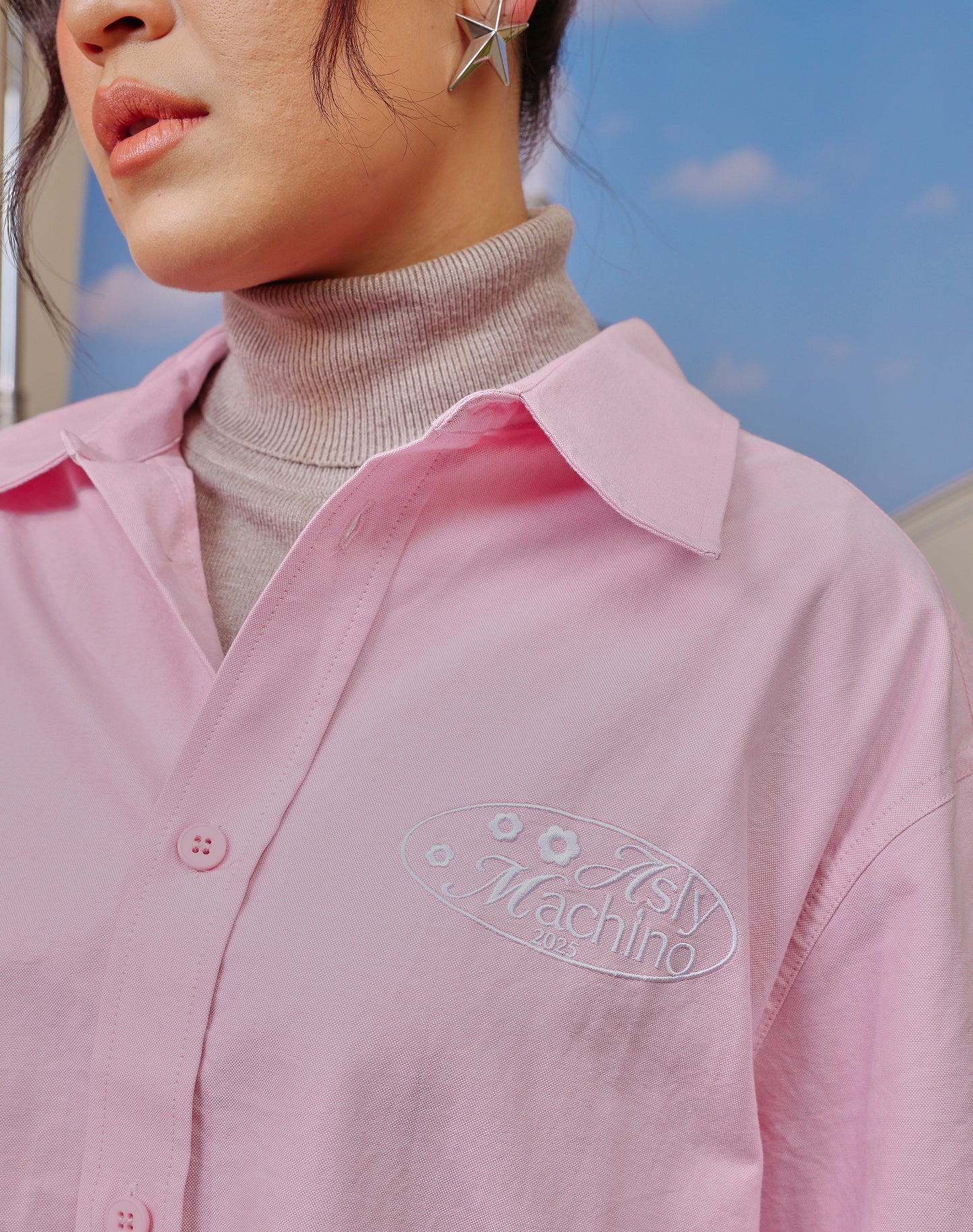 AslyxMachino Workshirt in Pink