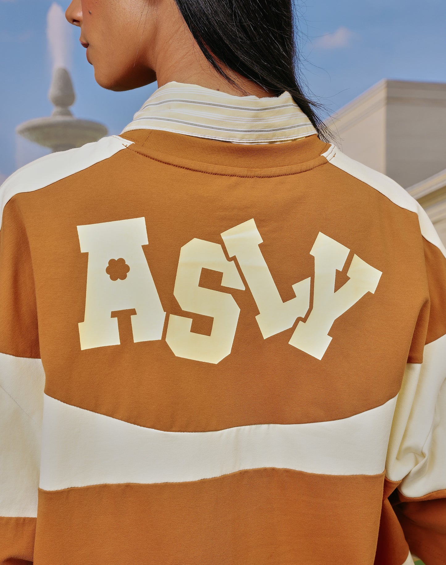 AslyxMachino Fleur Short Sleeve in Butterscotch