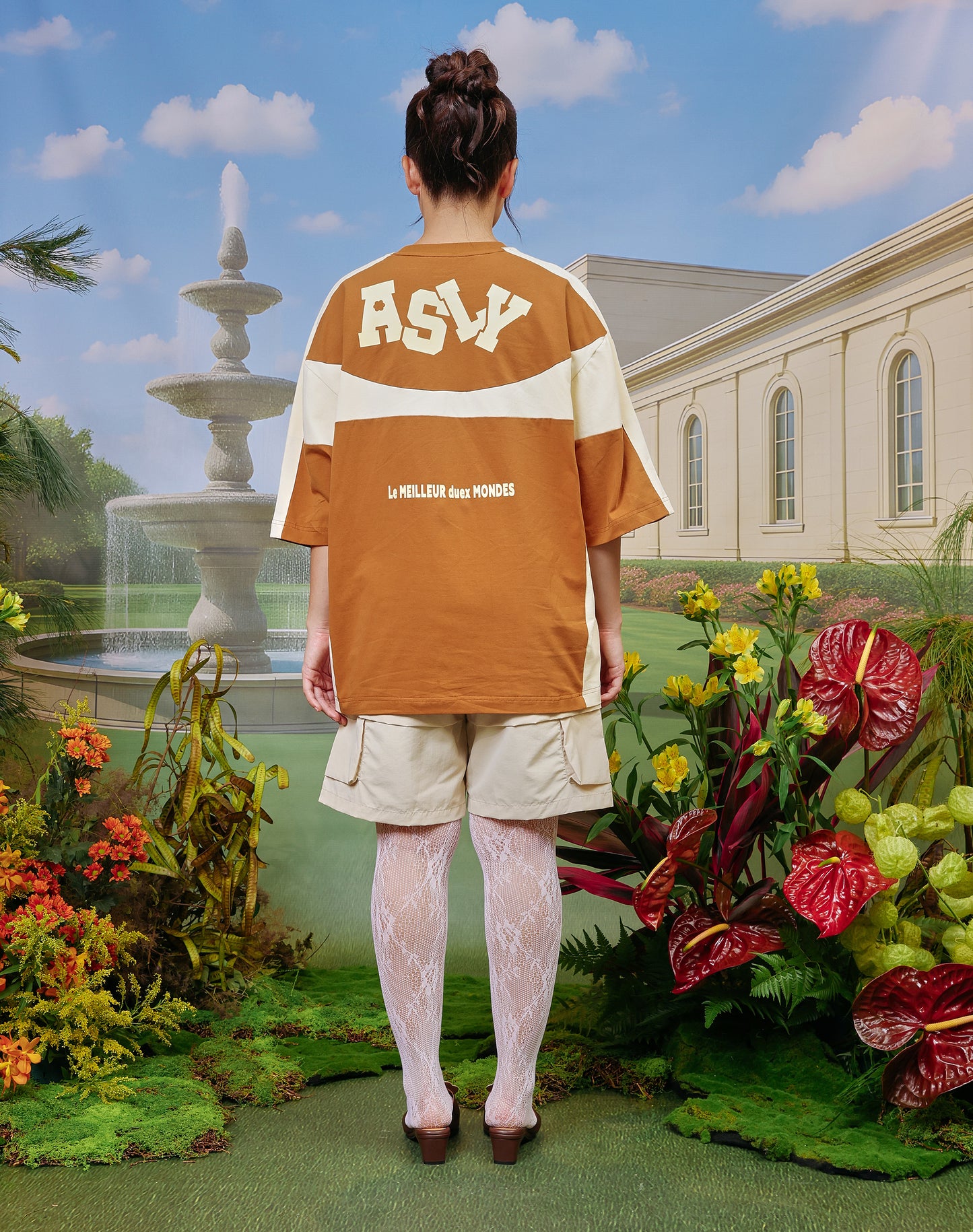 AslyxMachino Fleur Short Sleeve in Butterscotch
