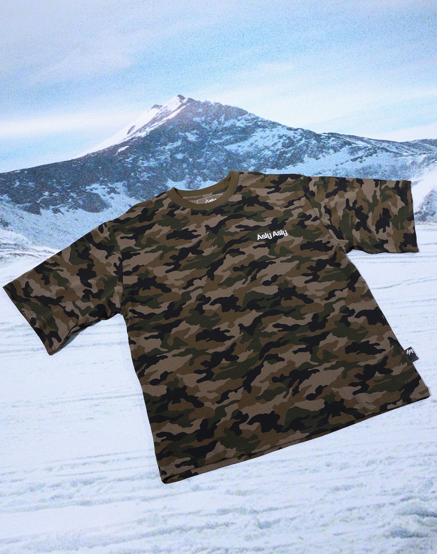 “Basic” Camou In Brown Short Sleeve