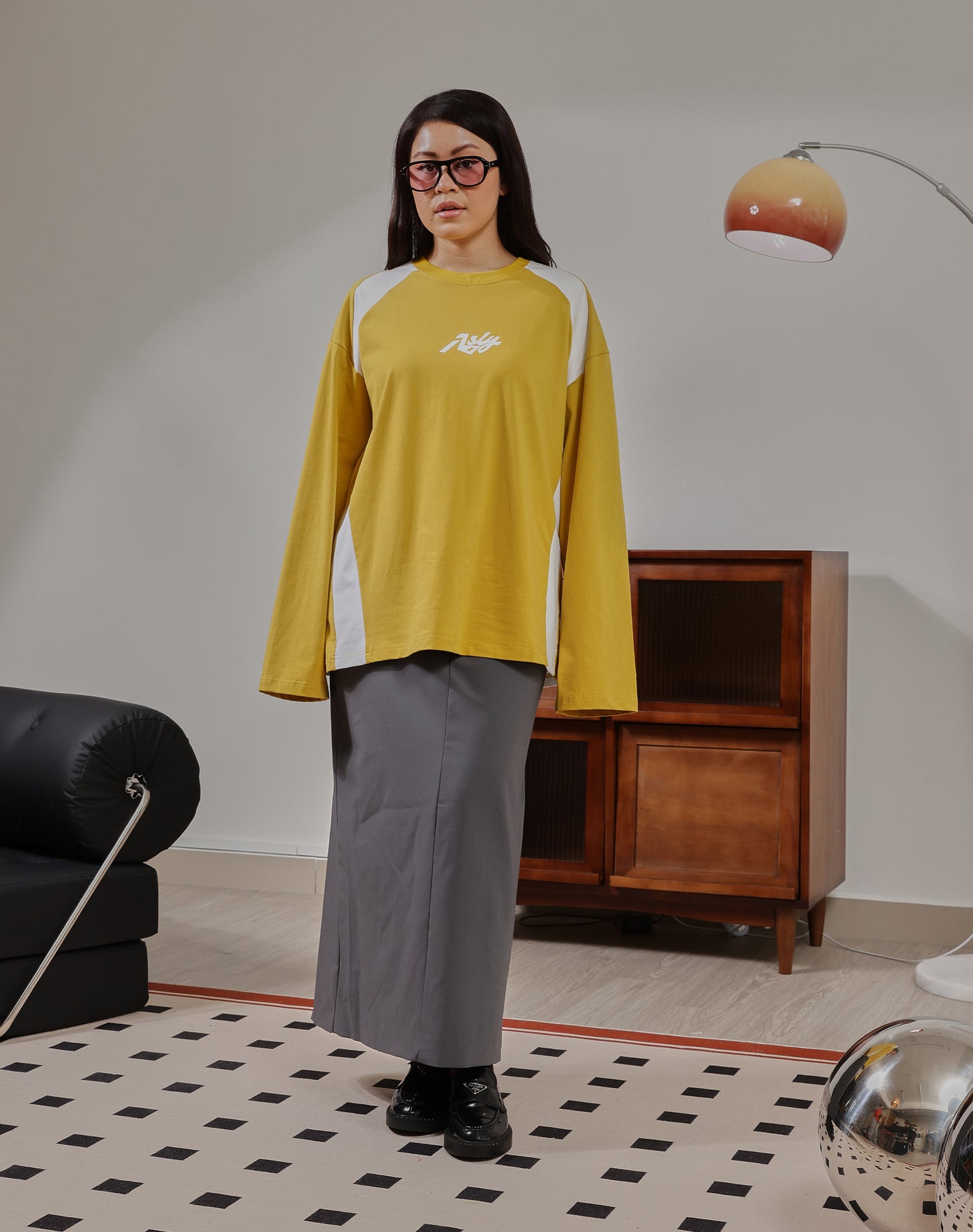 Cosmic Ray In Mustard Long Sleeve