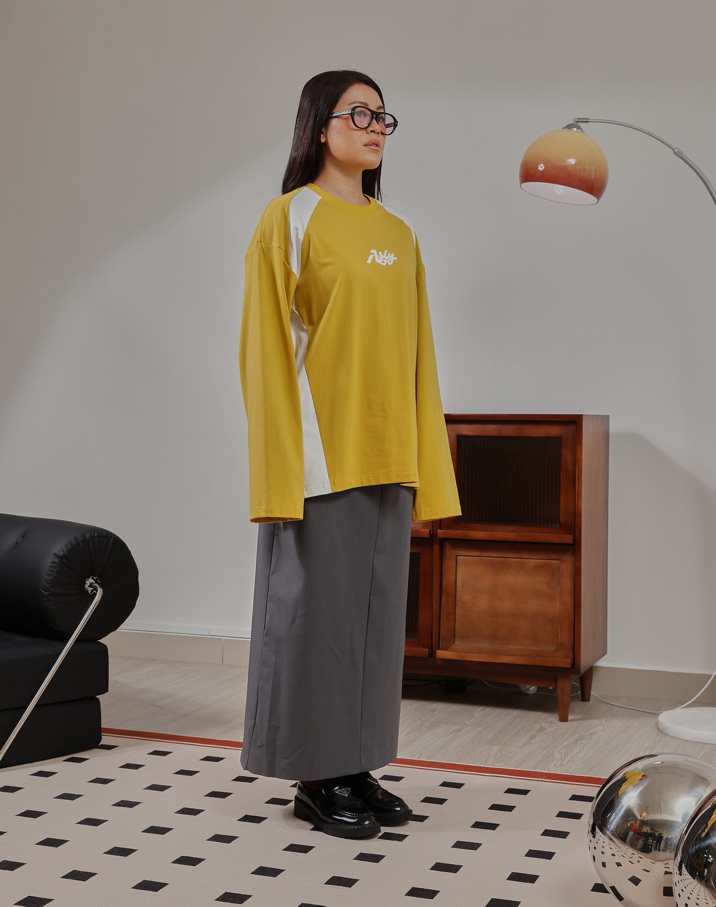 Cosmic Ray In Mustard Long Sleeve