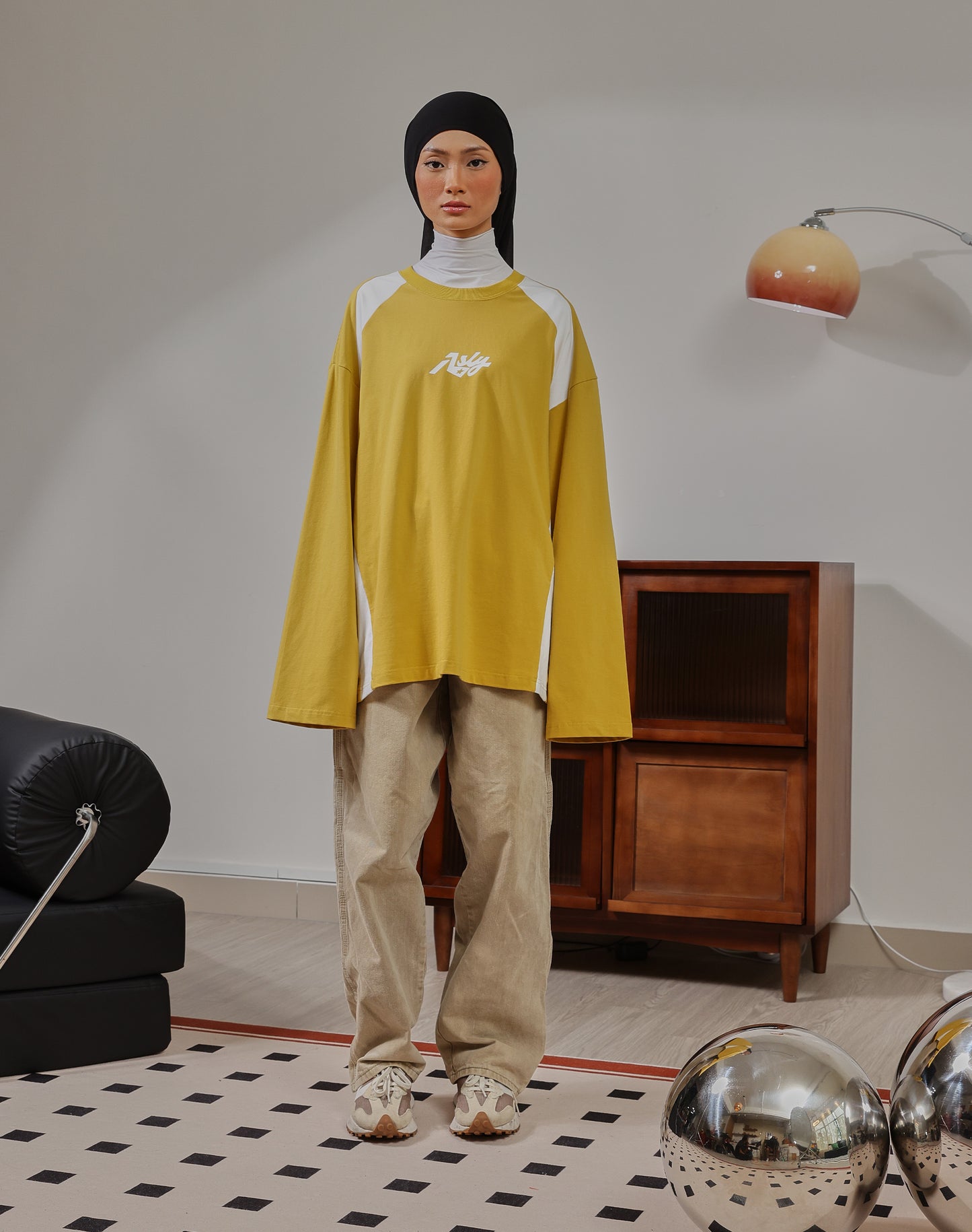 Cosmic Ray In Mustard Long Sleeve