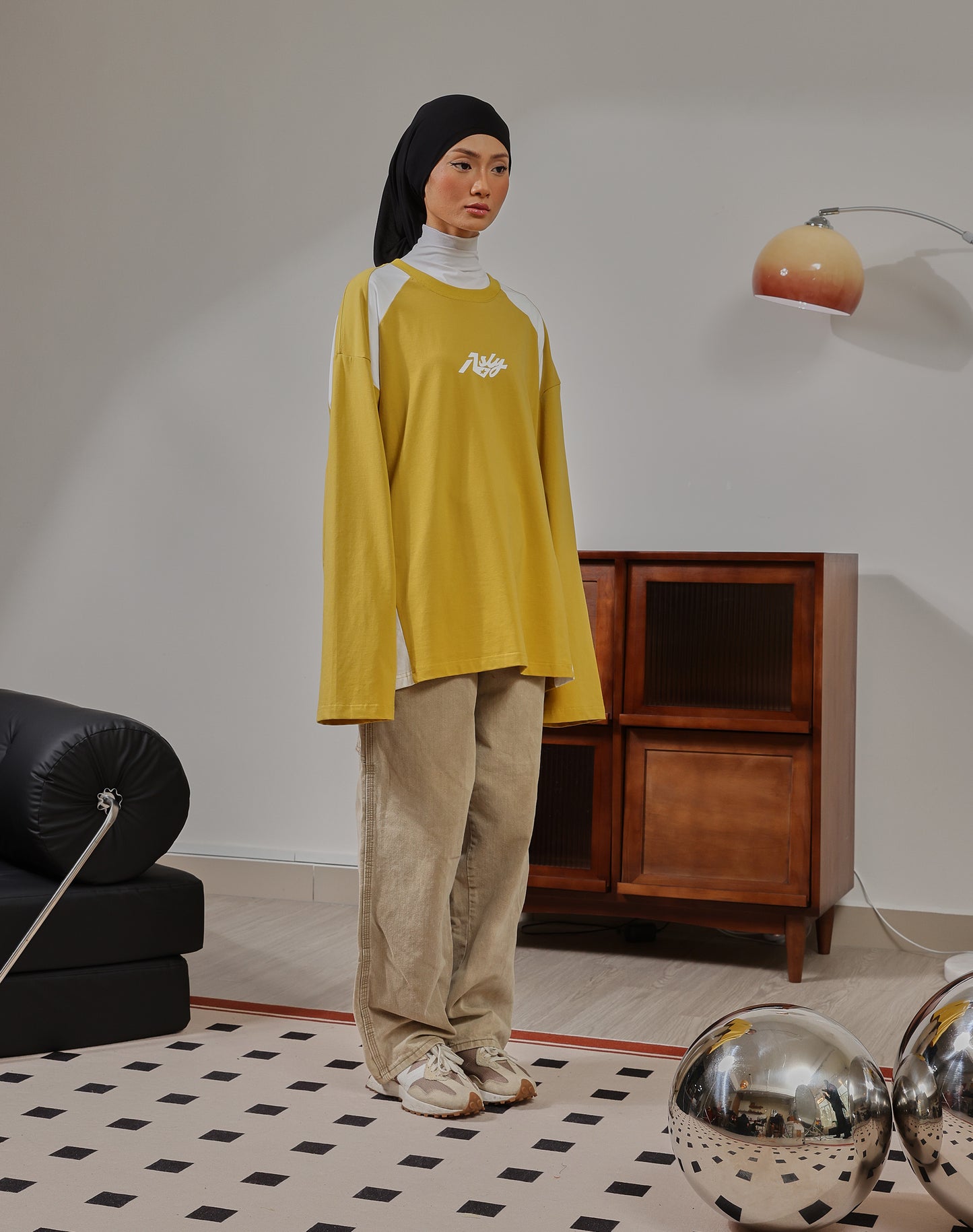 Cosmic Ray In Mustard Long Sleeve
