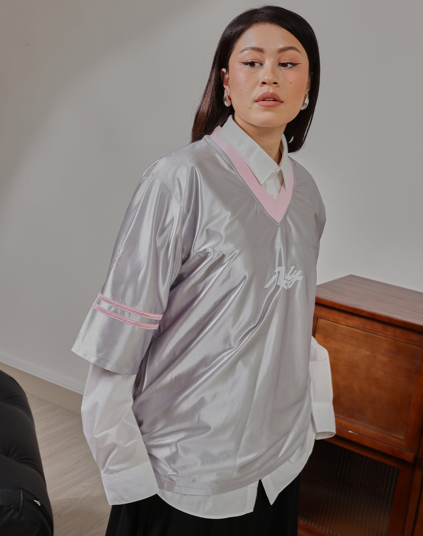Cosmic Jersey In Space Grey Short Sleeve