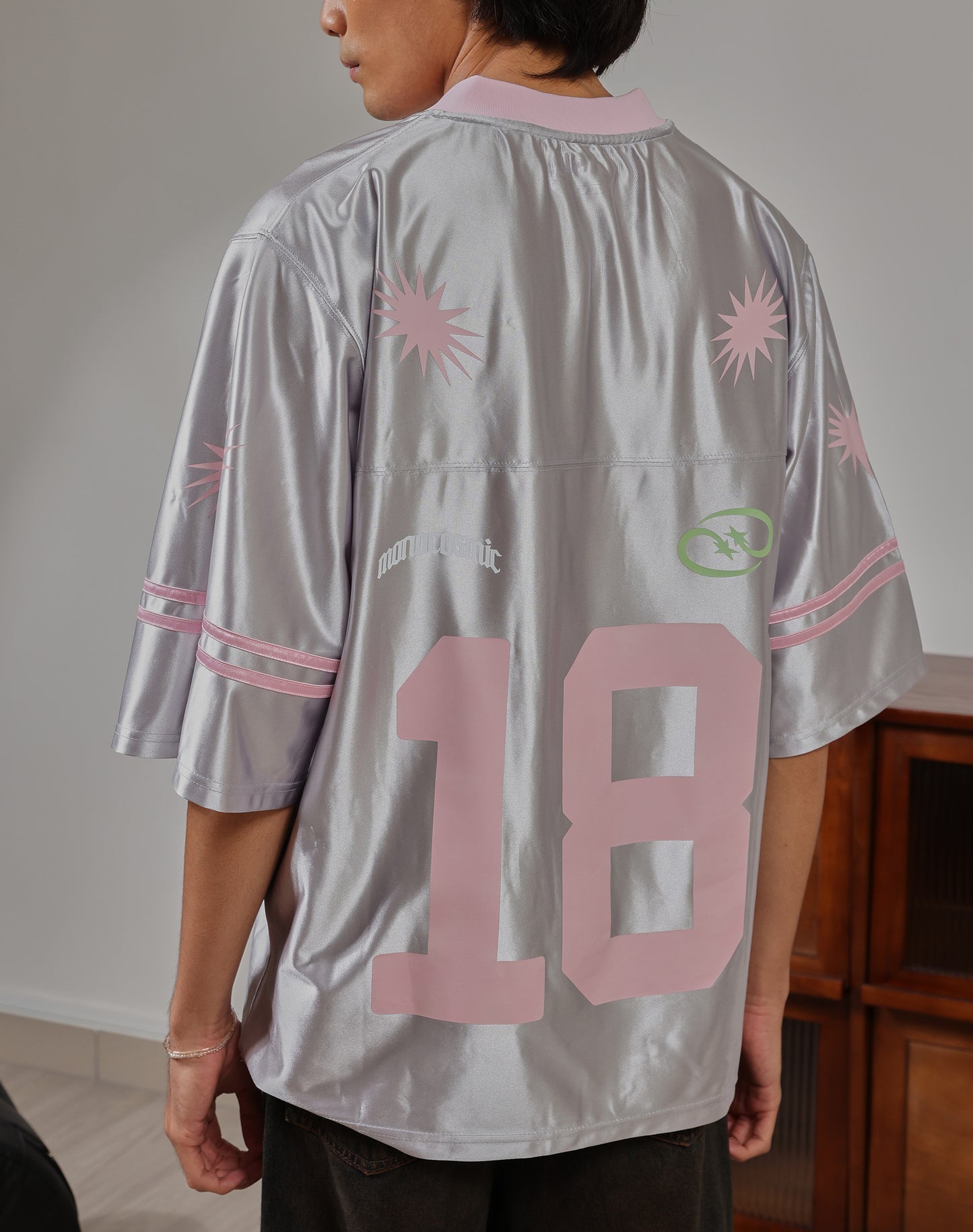 Cosmic Jersey In Space Grey Short Sleeve