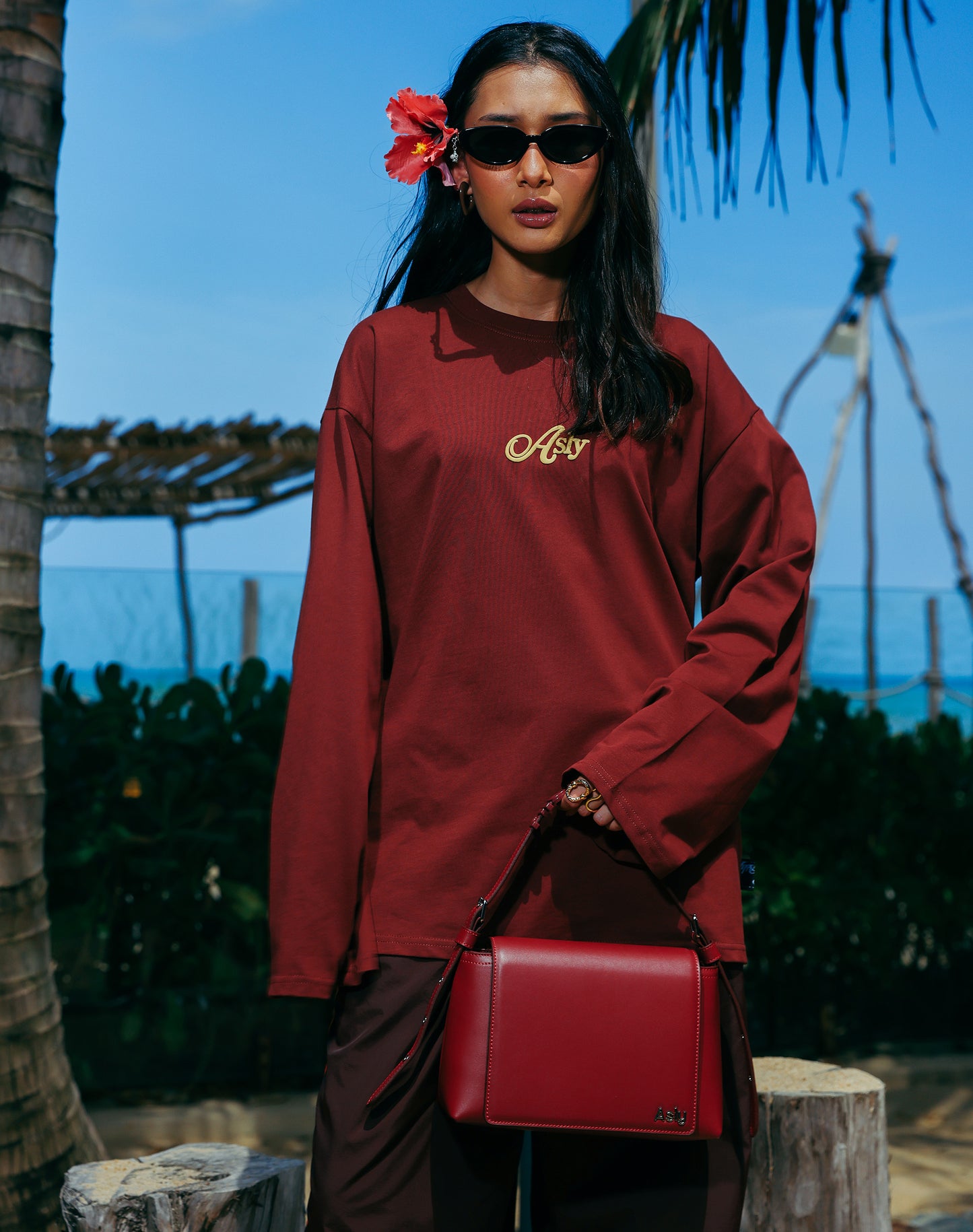Asly Resort Amber Sand in Long Sleeve