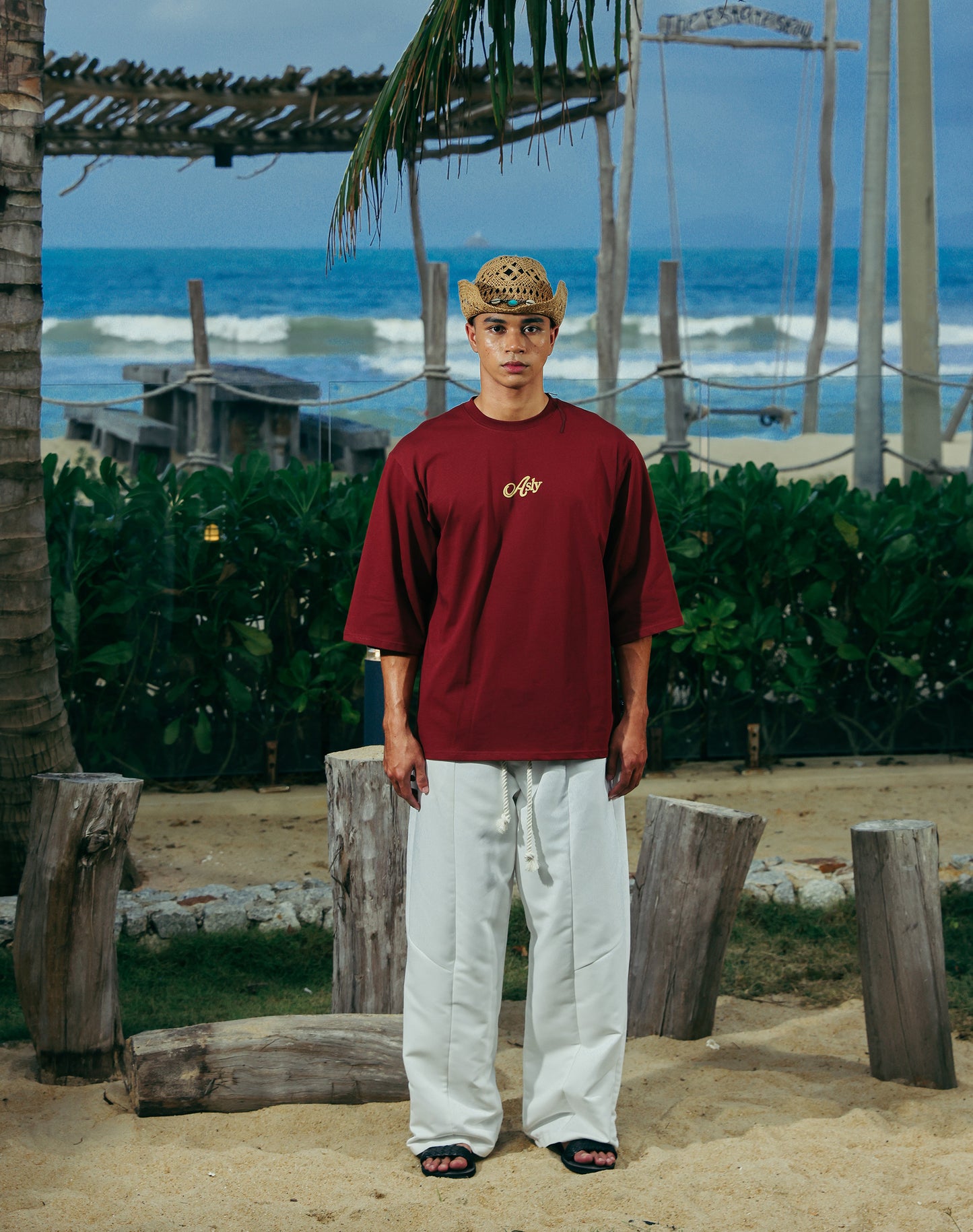 Asly Resort Amber Sand in Short Sleeve