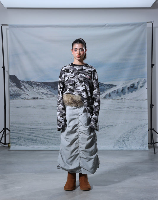 “Basic” Camou In Grey Long Sleeve