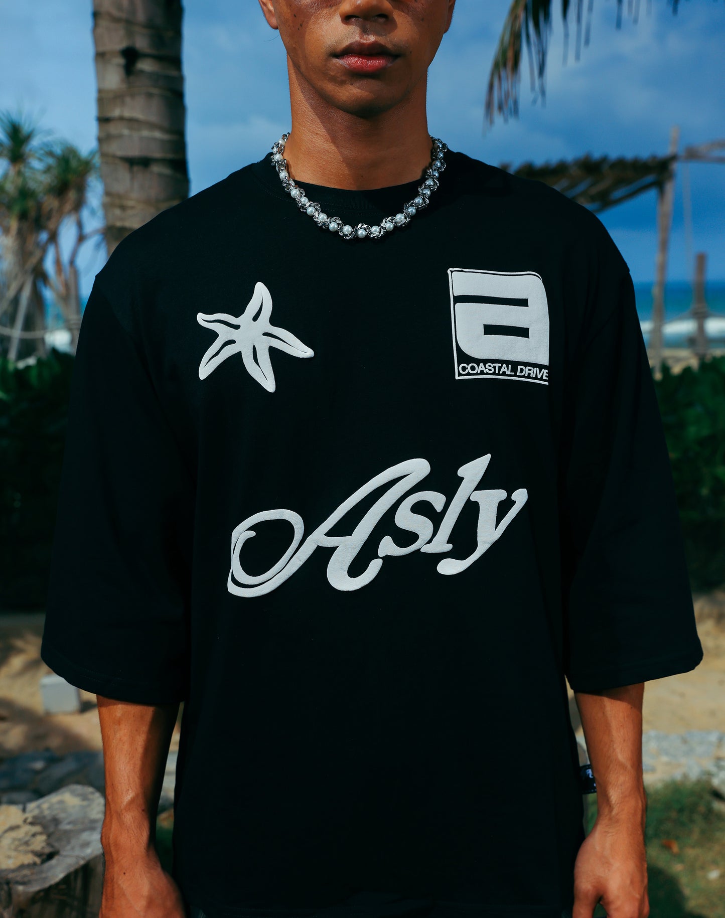 Asly Resort Coastal Noir in Short Sleeve