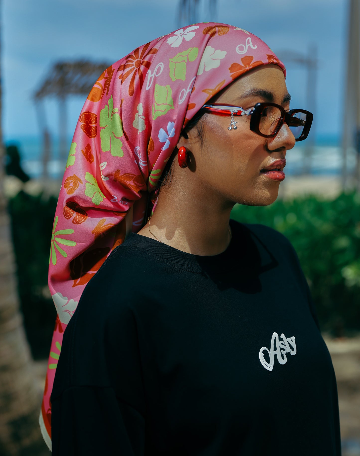 Asly Resort Scarf in Seaside
