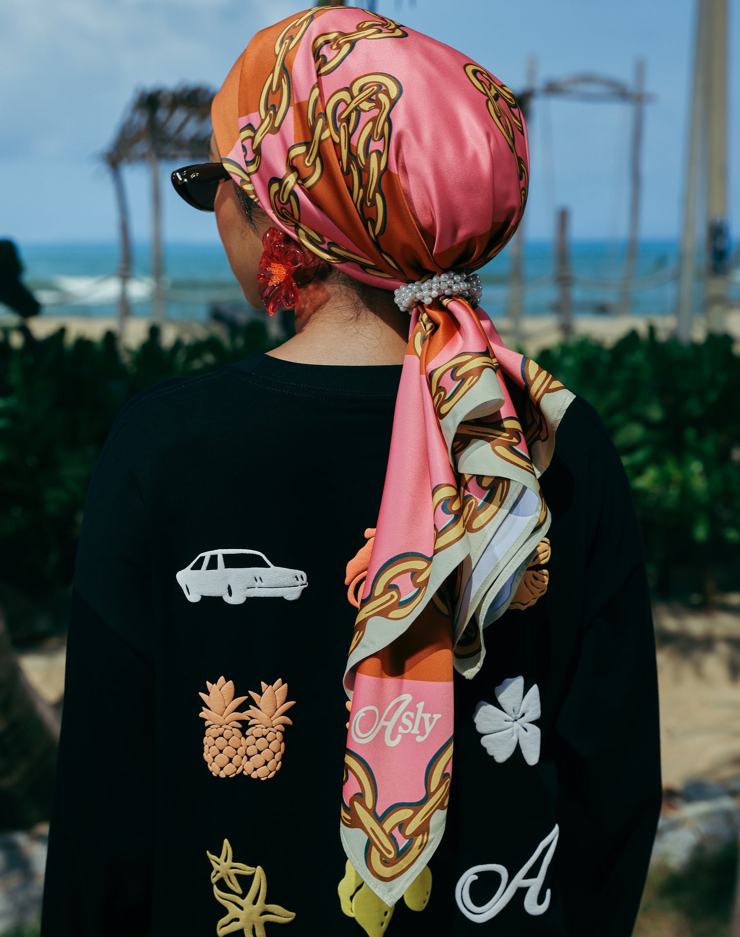 Asly Resort Scarf in Shore