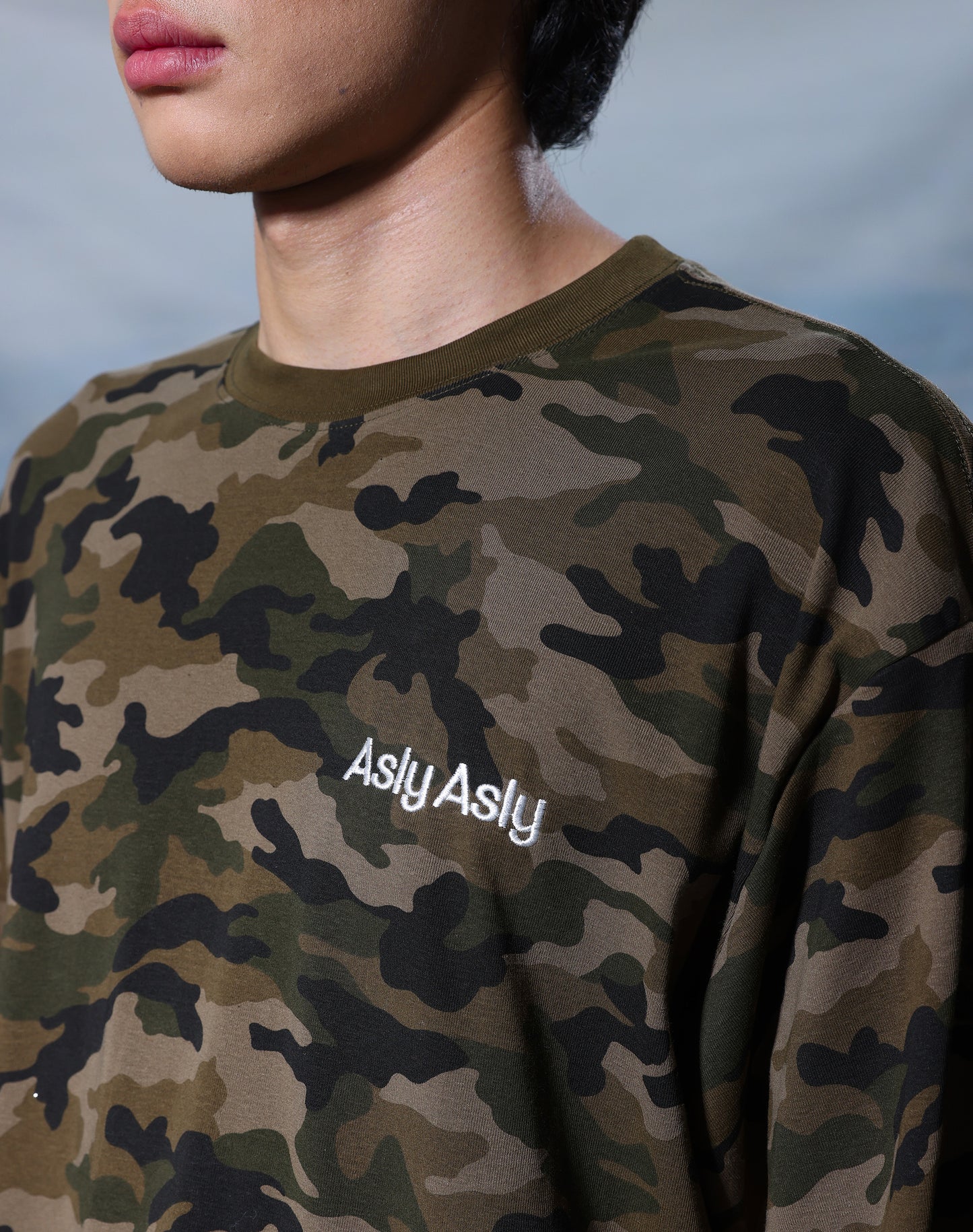 “Basic” Camou In Brown Short Sleeve