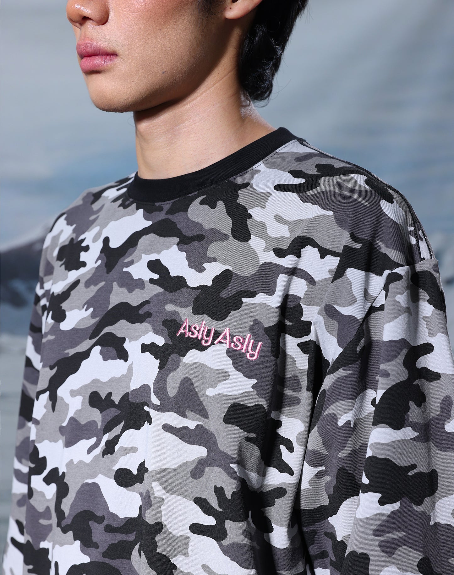 “Basic” Camou In Grey Short Sleeve