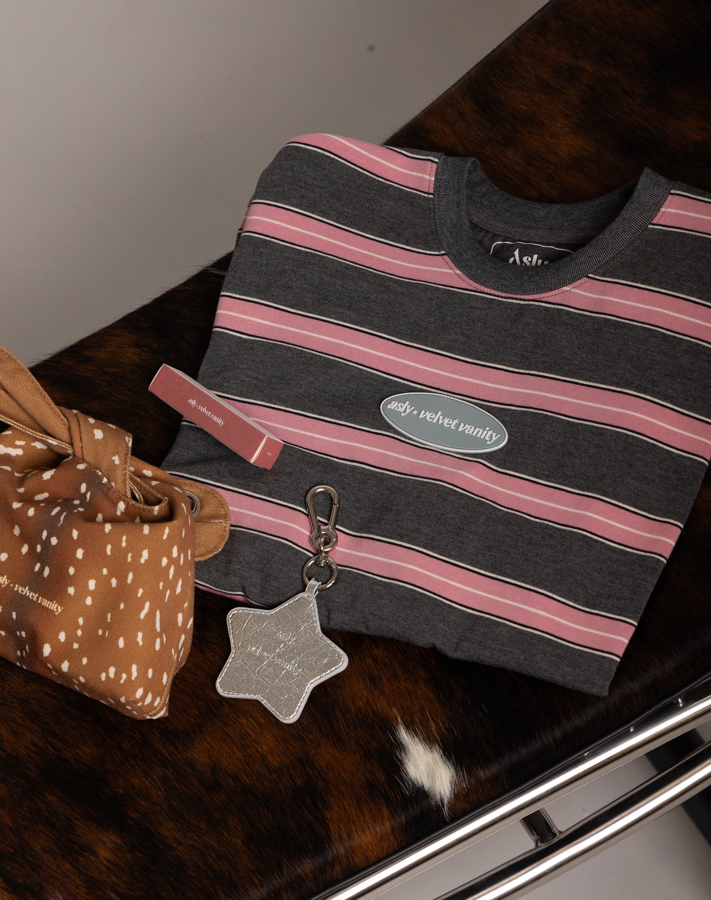 Asly X Velvet Vanity Stripes in Short Sleeve