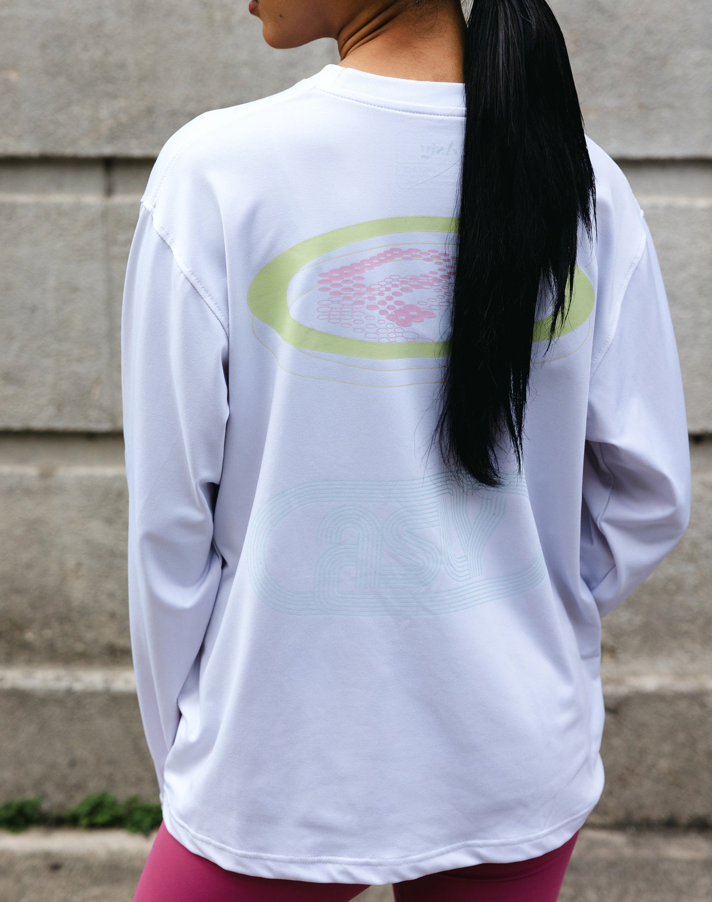 Asly Active White in Long Sleeve