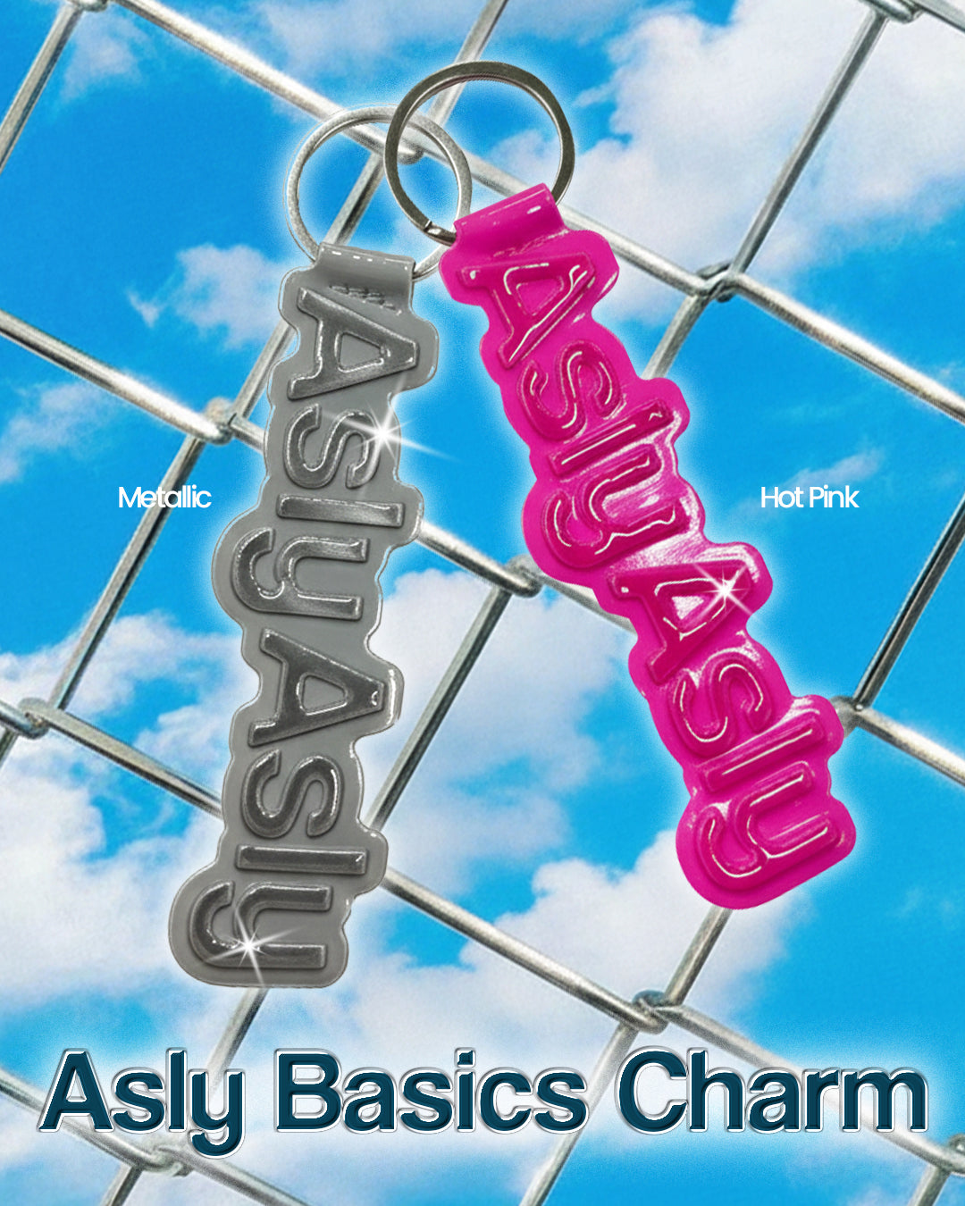 “Basics” Keychain Charm