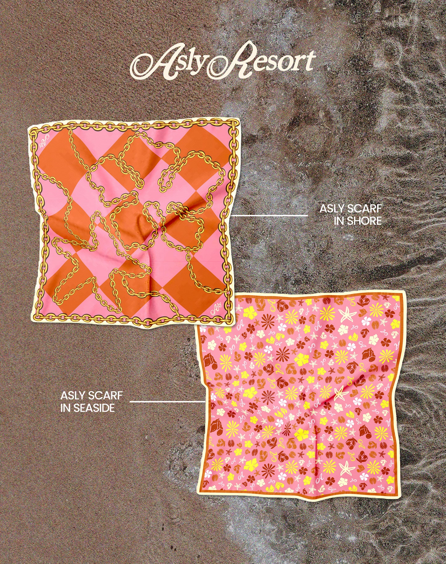 Asly Resort Scarf in Shore