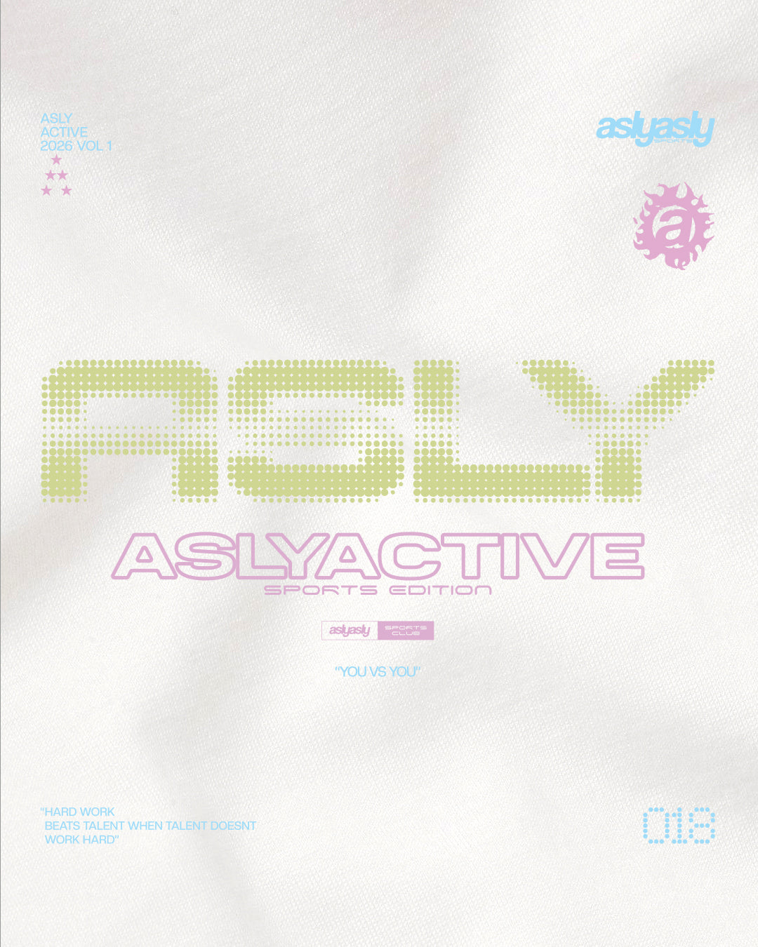 Asly Active White in Short Sleeve